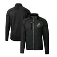 thumbnail image 1 of Men's Cutter & Buck Heather Charcoal ETSU Buccaneers Big & Tall Mainsail Sweater-Knit Full-Zip Jacket, 1 of 3