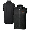 thumbnail image 1 of Men's-Cutter & Buck  Heather Charcoal Houston Dynamo FC Big & Tall Mainsail Sweater-Knit Full-Zip Vest, 1 of 3