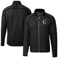 thumbnail image 1 of Men's-Cutter & Buck  Heather Charcoal Minnesota United FC Big & Tall Mainsail Sweater-Knit Full-Zip Jacket, 1 of 3