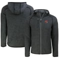 thumbnail image 1 of Men's Cutter & Buck Heather Charcoal Portland Sea Dogs Mainsail Raglan Full-Zip Hoodie, 1 of 3
