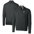 thumbnail image 1 of Men's Cutter & Buck Heather Charcoal Reading Fightin Phils Lakemont Tri-Blend Quarter-Zip Pullover Sweater, 1 of 3