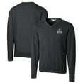 thumbnail image 1 of Men's Cutter & Buck Heather Charcoal Utah State Aggies Lakemont Tri-Blend Big & Tall V-Neck Pullover Sweater, 1 of 3