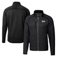 thumbnail image 1 of Men's Cutter & Buck  Heather Charcoal Vanderbilt Commodores Vault Mainsail Sweater-Knit Full-Zip Jacket, 1 of 3