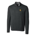 thumbnail image 1 of Men's Cutter & Buck Heather Charcoal Wyoming Cowboys Big & Tall Lakemont Half-Zip Jacket, 1 of 1