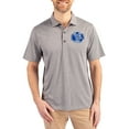 thumbnail image 1 of Men's Cutter & Buck Heather Gray Air Force Falcons Forge Eco Heather Stripe Stretch Recycled Polo, 1 of 2