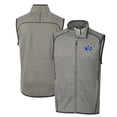 thumbnail image 1 of Men's Cutter & Buck Heather Gray Air Force Falcons Mainsail Sweater-Knit Big & Tall Full-Zip Vest, 1 of 3