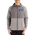 thumbnail image 1 of Men's Cutter & Buck Heather Gray Air Force Falcons Peshastin Eco Fleece Recycled Raglan Full-Zip Tri-Blend Hybrid Jacket, 1 of 2