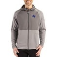 thumbnail image 1 of Men's Cutter & Buck Heather Gray Air Force Falcons Peshastin Eco Fleece Recycled Raglan Full-Zip Tri-Blend Hybrid Jacket, 1 of 2