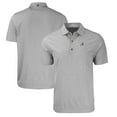 thumbnail image 1 of Men's Cutter & Buck  Heather Gray Alabama Crimson Tide Big & Tall Forge Eco Stripe Stretch Recycled Polo, 1 of 3