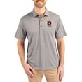 thumbnail image 1 of Men's Cutter & Buck Heather Gray Auburn Tigers Alumni Forge Eco Double Stripe Stretch Recycled Polo, 1 of 2