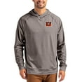 thumbnail image 1 of Men's Cutter & Buck Heather Gray Cincinnati Bengals Adapt Knit Recycled Raglan Pullover Hoodie, 1 of 2