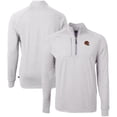 thumbnail image 1 of Men's Cutter & Buck Heather Gray Cincinnati Bengals Big & Tall Adapt Eco Raglan Quarter-Zip Jacket, 1 of 3