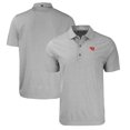 thumbnail image 1 of Men's Cutter & Buck  Heather Gray Dayton Flyers Big & Tall Forge Eco Stripe Stretch Recycled Polo, 1 of 3