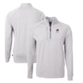 thumbnail image 1 of Men's Cutter & Buck Heather Gray Georgia Bulldogs Alumni Logo Adapt Eco Knit Heathered Recycled Quarter-Zip Pullover, 1 of 3