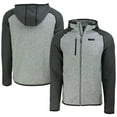 thumbnail image 1 of Men's Cutter & Buck Heather Gray/Heather Charcoal Pittsburgh Steelers  Americana Mainsail Full-Zip Hooded Jacket, 1 of 3