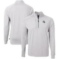 thumbnail image 1 of Men's Cutter & Buck Heather Gray Indianapolis Colts Big & Tall Adapt Eco Raglan Quarter-Zip Jacket, 1 of 3