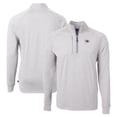 thumbnail image 1 of Men's Cutter & Buck  Heather Gray Kansas City Chiefs  Adapt Eco Knit Quarter-Zip Pullover Top, 1 of 3