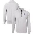 thumbnail image 1 of Men's Cutter & Buck  Heather Gray Kansas State Wildcats Vault Adapt Eco Knit Heathered Recycled Raglan Quarter-Zip Top, 1 of 3