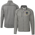 thumbnail image 1 of Men's-Cutter & Buck  Heather Gray LA Galaxy Mainsail Sweater-Knit Full Zip Jacket, 1 of 3