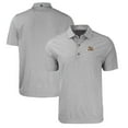 thumbnail image 1 of Men's Cutter & Buck  Heather Gray LSU Tigers Big & Tall Forge Eco Heather Stripe Stretch Recycled Polo, 1 of 3