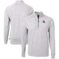 thumbnail image 1 of Men's Cutter & Buck Heather Gray Las Vegas Raiders Big & Tall Adapt Eco Raglan Quarter-Zip Jacket, 1 of 3