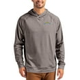 thumbnail image 1 of Men's Cutter & Buck Heather Gray Los Angeles Chargers Adapt Knit Recycled Raglan Pullover Hoodie, 1 of 2
