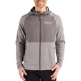 thumbnail image 1 of Men's Cutter & Buck Heather Gray Montana State Bobcats Peshastin Eco Fleece Recycled Raglan Full-Zip Tri-Blend Hybrid, 1 of 2