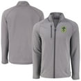 thumbnail image 1 of Men's-Cutter & Buck  Heather Gray Nashville SC Peshastin Eco Fleece Recycled Raglan Full-Zip Jacket, 1 of 3