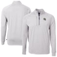 thumbnail image 1 of Men's Cutter & Buck Heather Gray New Orleans Saints Big & Tall Adapt Eco Raglan Quarter-Zip Jacket, 1 of 3
