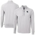 thumbnail image 1 of Men's Cutter & Buck Heather Gray New York Giants Big & Tall Adapt Eco Raglan Quarter-Zip Jacket, 1 of 3