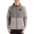 thumbnail image 1 of Men's Cutter & Buck  Heather Gray New York Giants Peshastin Eco Fleece Recycled Raglan Full-Zip Tri-Blend Hybrid Jacket, 1 of 2