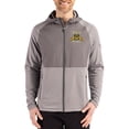 thumbnail image 1 of Men's Cutter & Buck Heather Gray North Carolina A&T Aggies Peshastin Eco Fleece Recycled Raglan Full-Zip Tri-Blend, 1 of 2
