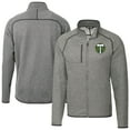 thumbnail image 1 of Men's-Cutter & Buck  Heather Gray Portland Timbers Big & Tall Mainsail Sweater-Knit Full-Zip Jacket, 1 of 3