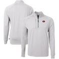 thumbnail image 1 of Men's Cutter & Buck Heather Gray San Francisco 49ers Big & Tall Adapt Eco Raglan Quarter-Zip Jacket, 1 of 3