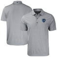 thumbnail image 1 of Men's-Cutter & Buck  Heather Gray Sporting Kansas City Forge Eco Heather Stripe Stretch Recycled Polo, 1 of 3