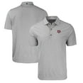 thumbnail image 1 of Men's Cutter & Buck  Heather Gray Texas A&M Aggies Forge Eco Heathered Stripe Stretch Recycled Polo, 1 of 3