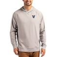 thumbnail image 1 of Men's Cutter & Buck Heather Gray Villanova Wildcats Primary Logo Adapt Knit Raglan Pullover Hoodie, 1 of 2