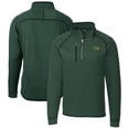 thumbnail image 1 of Men's Cutter & Buck Heather Green NDSU Bison Mainsail Raglan Half-Zip Jacket, 1 of 3