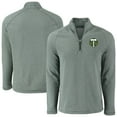 thumbnail image 1 of Men's-Cutter & Buck  Heather Green Portland Timbers Peshastin Eco Fleece Recycled Raglan Half-Zip Top, 1 of 3