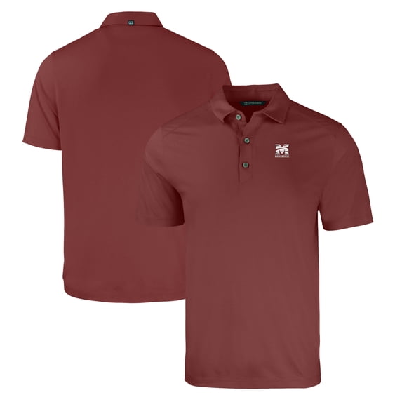 Men's Cutter & Buck Heather Maroon Morehouse Maroon Tigers Big & Tall Forge Eco Stretch Recycled Polo