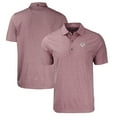 thumbnail image 1 of Men's Cutter & Buck  Heather Maroon Texas A&M Aggies Forge Eco Heathered Stripe Stretch Recycled Polo, 1 of 3