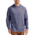 thumbnail image 1 of Men's Cutter & Buck Heather Navy Chicago Bears Adapt Knit Recycled Raglan Pullover Hoodie, 1 of 2