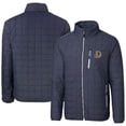thumbnail image 1 of Men's Cutter & Buck Heather Navy Durham Bulls Rainier PrimaLoft Eco Insulated Full-Zip Puffer Jacket, 1 of 3
