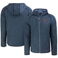 thumbnail image 1 of Men's Cutter & Buck Heather Navy Las Vegas Aviators Mainsail Raglan Full-Zip Hoodie, 1 of 3