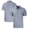 thumbnail image 1 of Men's Cutter & Buck  Heather Navy North Carolina Tar Heels Big & Tall Forge Eco Heather Stripe Stretch Recycled Polo, 1 of 3