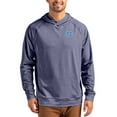 thumbnail image 1 of Men's Cutter & Buck Heather Navy North Carolina Tar Heels Primary Logo Adapt Knit Raglan Pullover Hoodie, 1 of 2