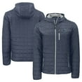 thumbnail image 1 of Men's Cutter & Buck  Heather Navy West Michigan Whitecaps Rainier PrimaLoft Eco Full-Zip Hooded Jacket, 1 of 3