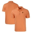 thumbnail image 1 of Men's Cutter & Buck Heather Orange Baltimore Orioles Forge Eco Heathered Stripe Stretch Recycled Polo, 1 of 3