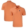 thumbnail image 1 of Men's Cutter & Buck  Heather Orange Syracuse Orange Forge Eco Heathered Stripe Stretch Recycled Polo, 1 of 3
