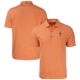 thumbnail image 1 of Men's Cutter & Buck Heather Orange Syracuse Orange Vault Forge Eco Heathered Stripe Stretch Recycled Polo, 1 of 3
